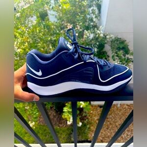 NIKE KD 16 TB NAVY BLUE WHITE KEVIN DURANT BASKETBALL SHOES (SIZE 9.5)
